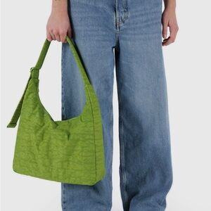 Baggu Nylon Shoulder Bag Green Juice